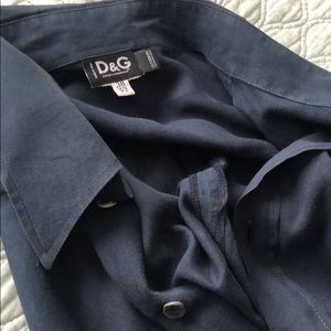 Dolce & Gabbana Mens Sheer Shirt Size 52 IT